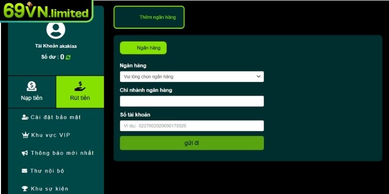 Tổng quan về hệ thống rút tiền 69VN
